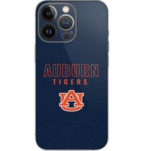 Auburn University Tigers Outline iPhone 14 Pro Skin